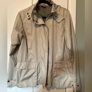 Merrell Tan Rain Jacket / Coat , women’s large